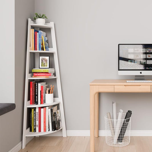 Višenamenska ugaona polica sa 5 nivoa – moderna, vodootporna i prilagodljiva