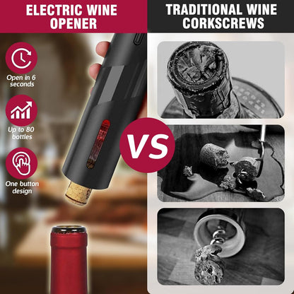 4 u 1 Električni Set za Vino – Stil i praktičnost u jednom!