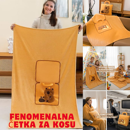 2 u 1 Jastuk – Ćebe  Udobnost i praktičnost u jednom!