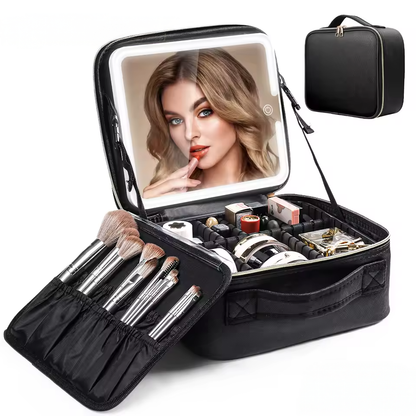 Kofer za sminku sa led ogledalom promo cena 2499 din !!!